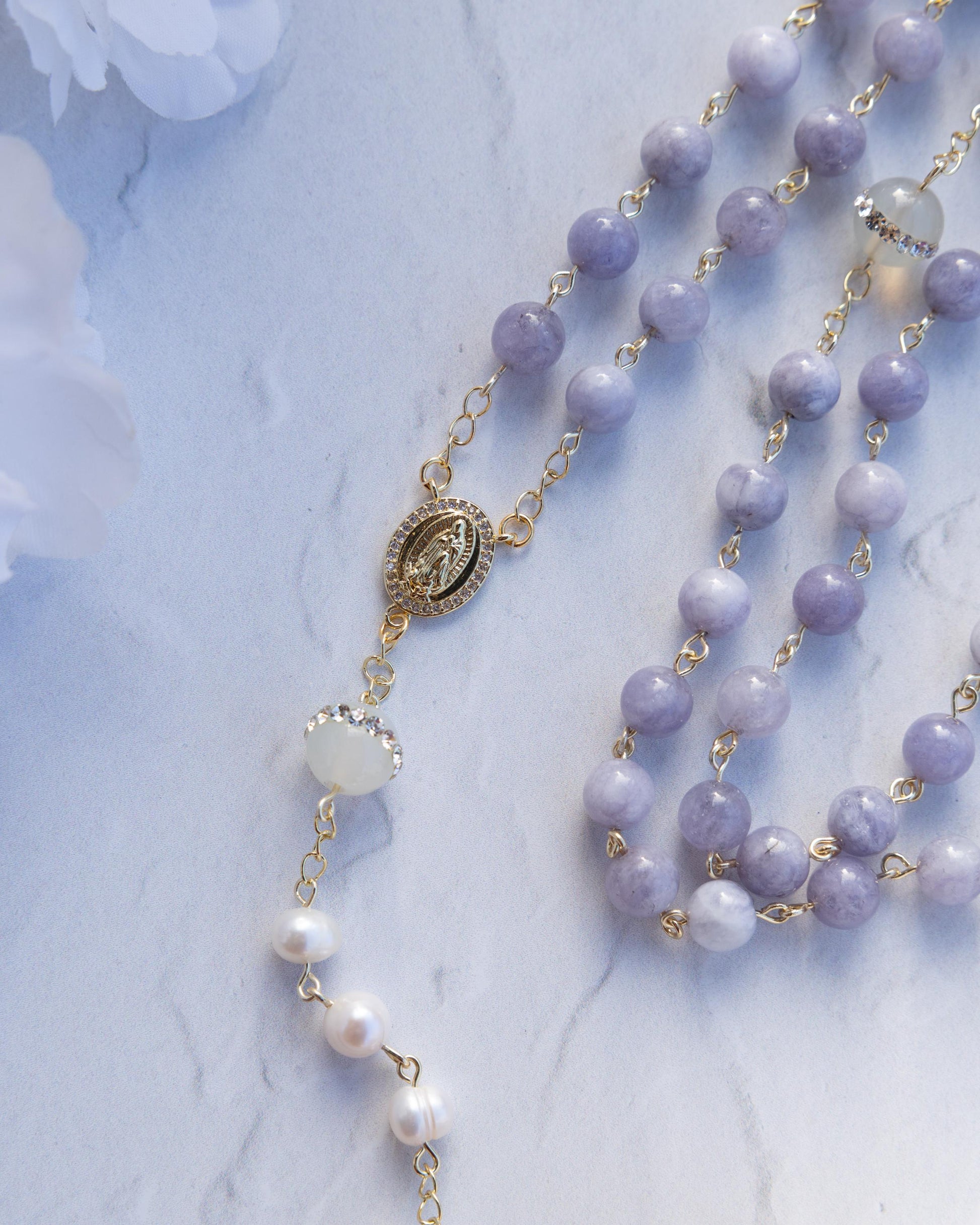 Lenten Lavender Rosary
