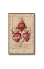 Hearts of the Holy Family Holy Card