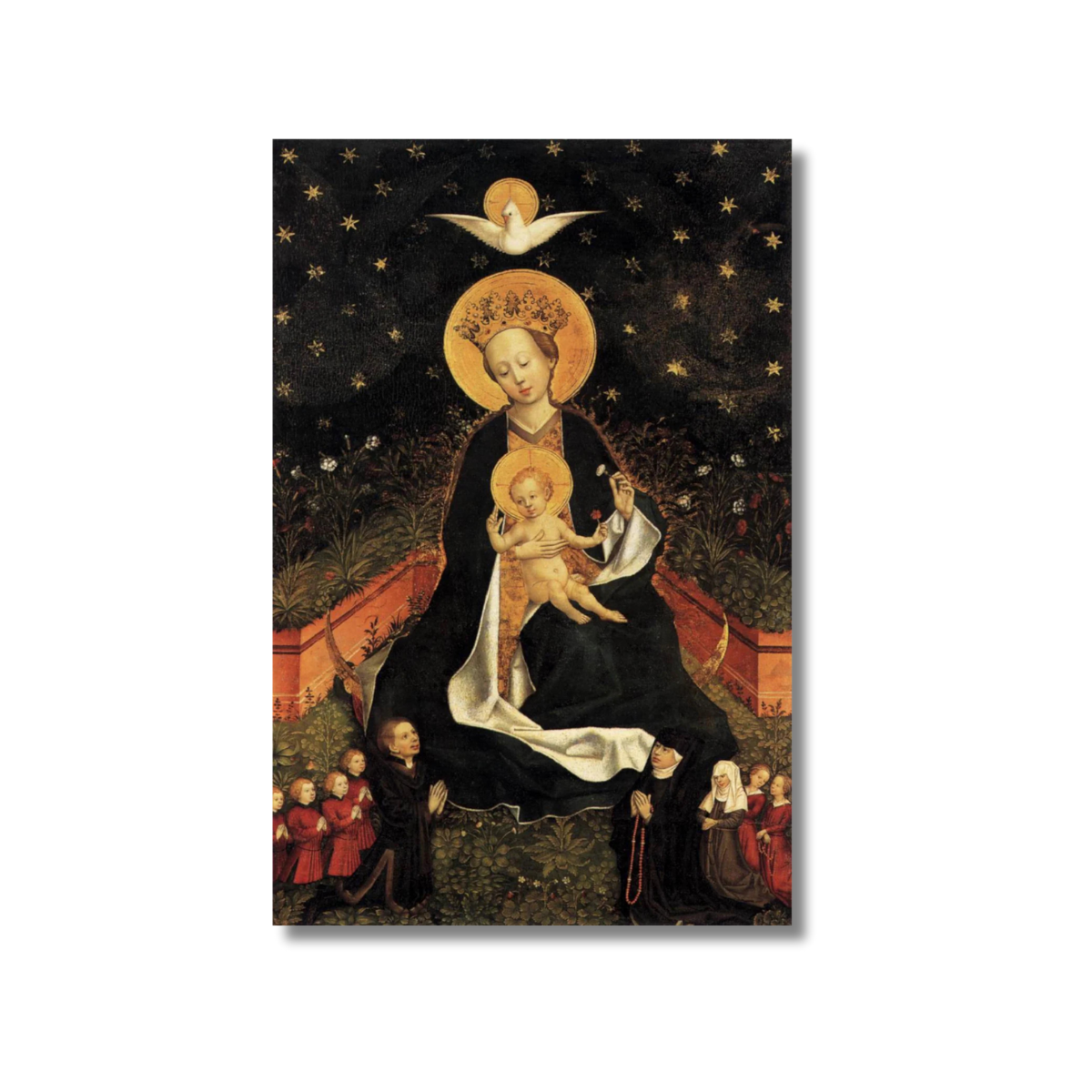 Holy Card Madonna of the Crescent Moon
