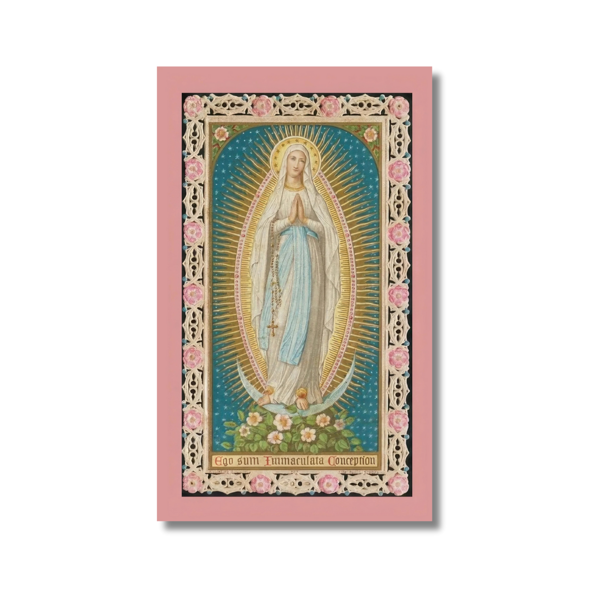 Immaculate Conception Holy Card