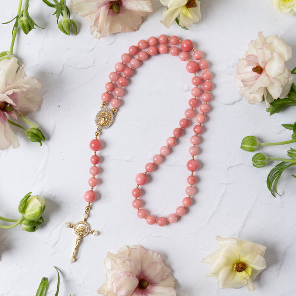 Loved First Pink Rosary