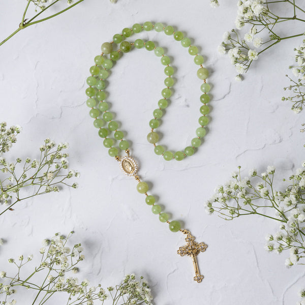 Made New Green Rosary