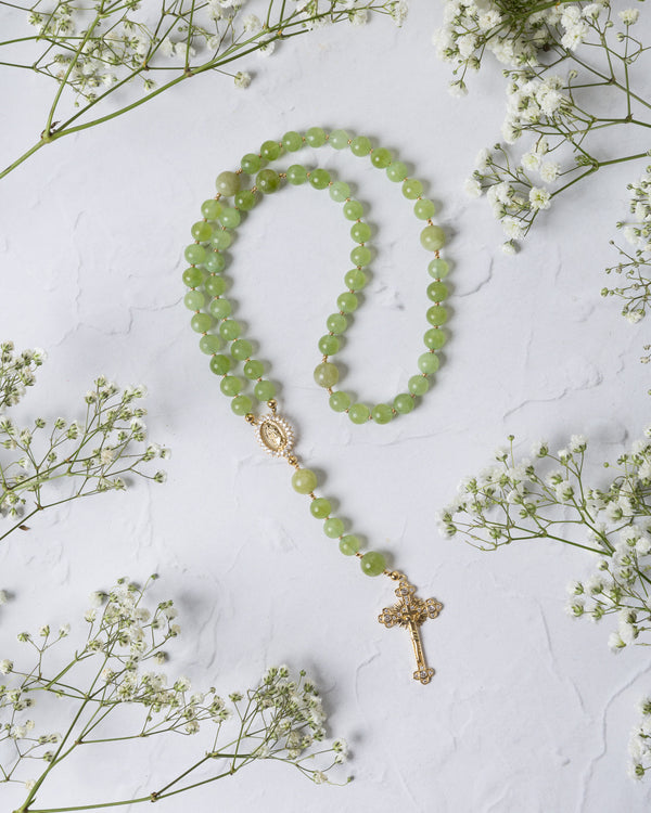 Made New Green Rosary