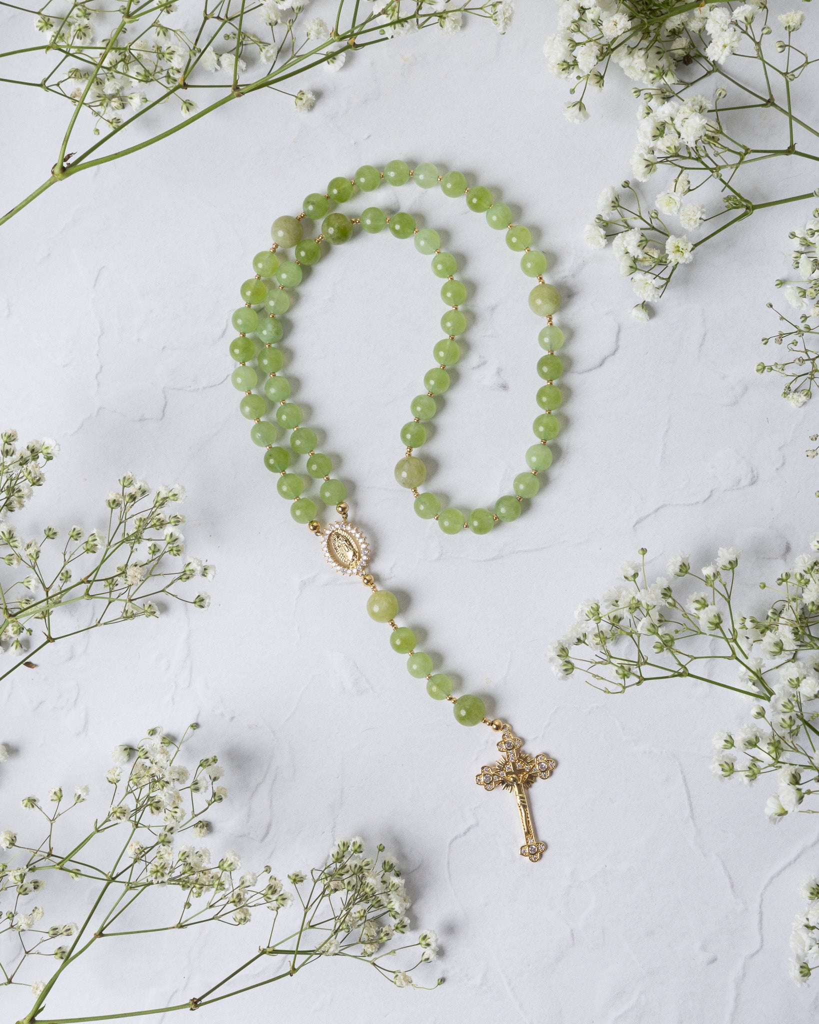 Made New Green Rosary