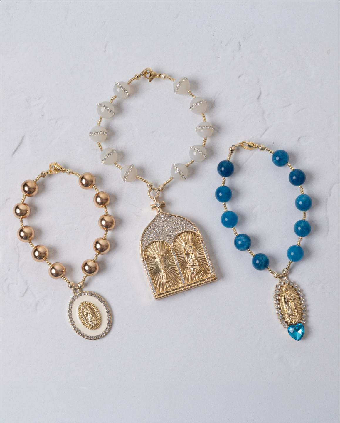 Mater Caeli Rosary Bag Charm