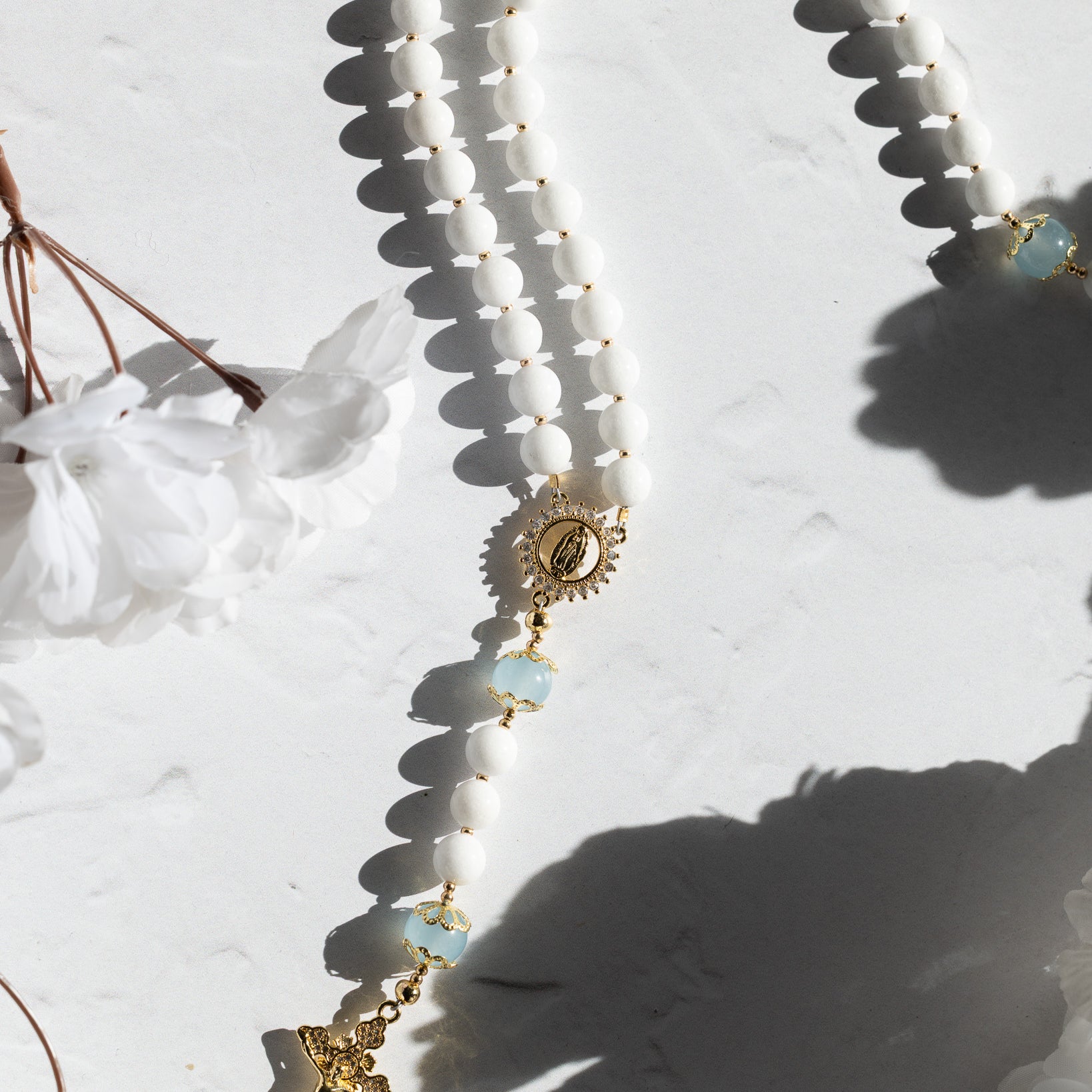 Something Blue Wedding Bridal Rosary