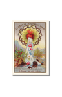 Torrent of Graces Holy Card: Sacred Heart with thorns, water, and roses