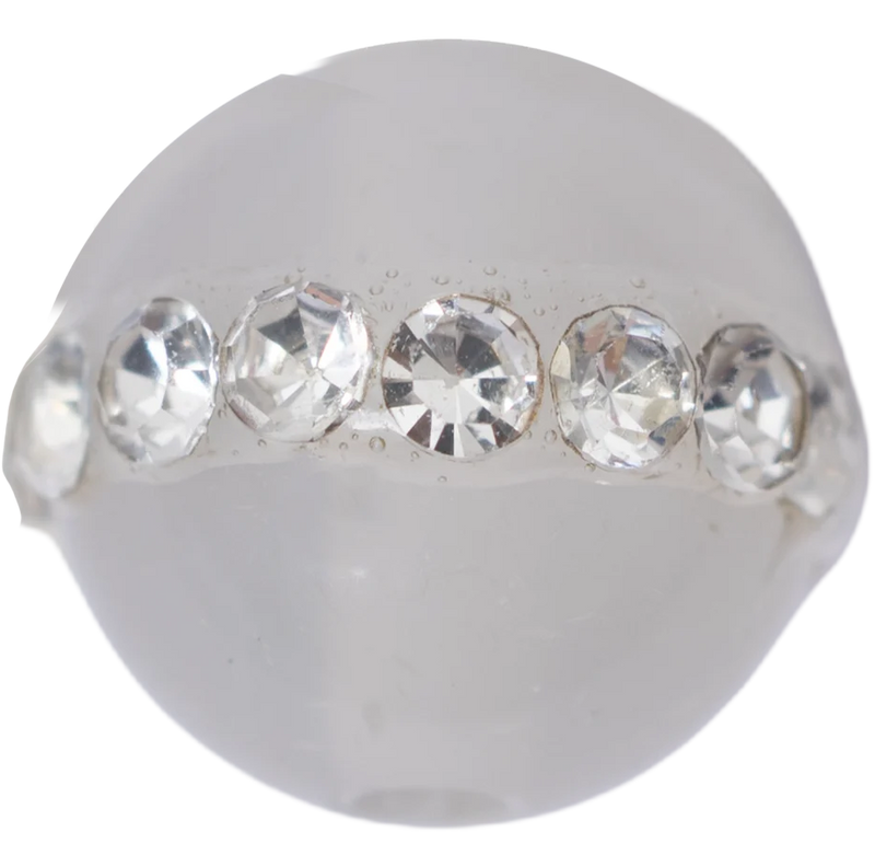 Premium White Agate Rhinestone