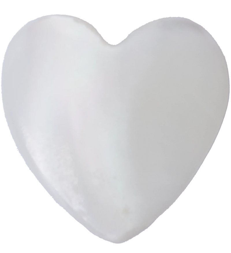 Premium White Pearl Heart
