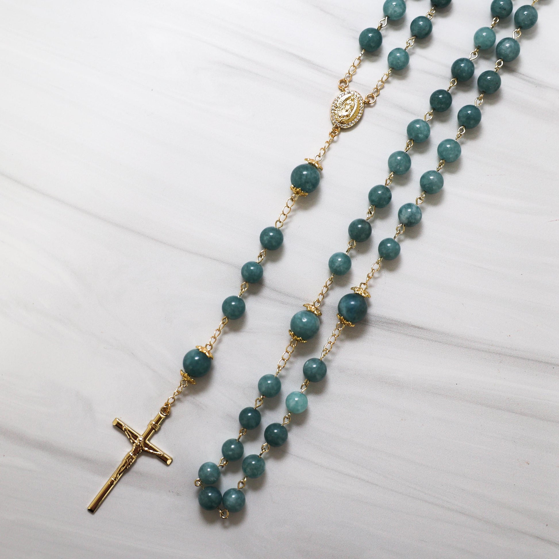 Sea of Galilee Amazonite Rosary