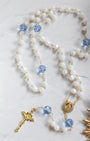Something Blue Crystal Rosary