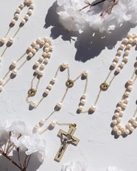 Freshwater Pearl Wedding Lasso Rosary