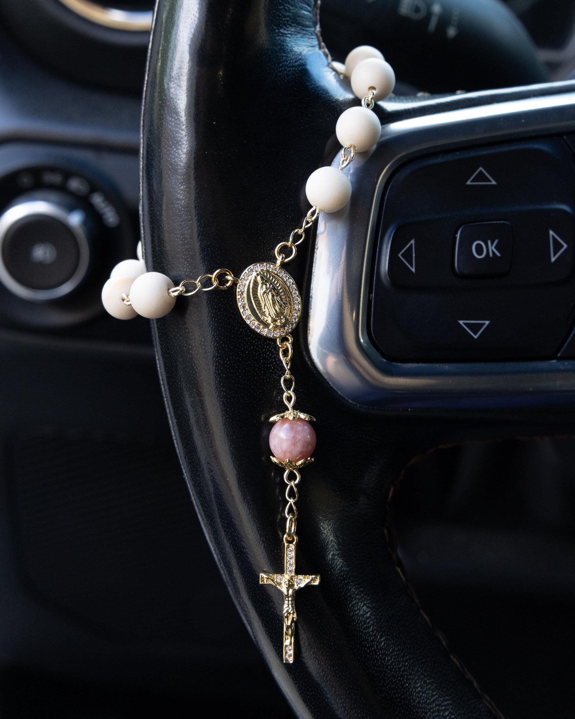 Soft Glory Car Decade Rosary