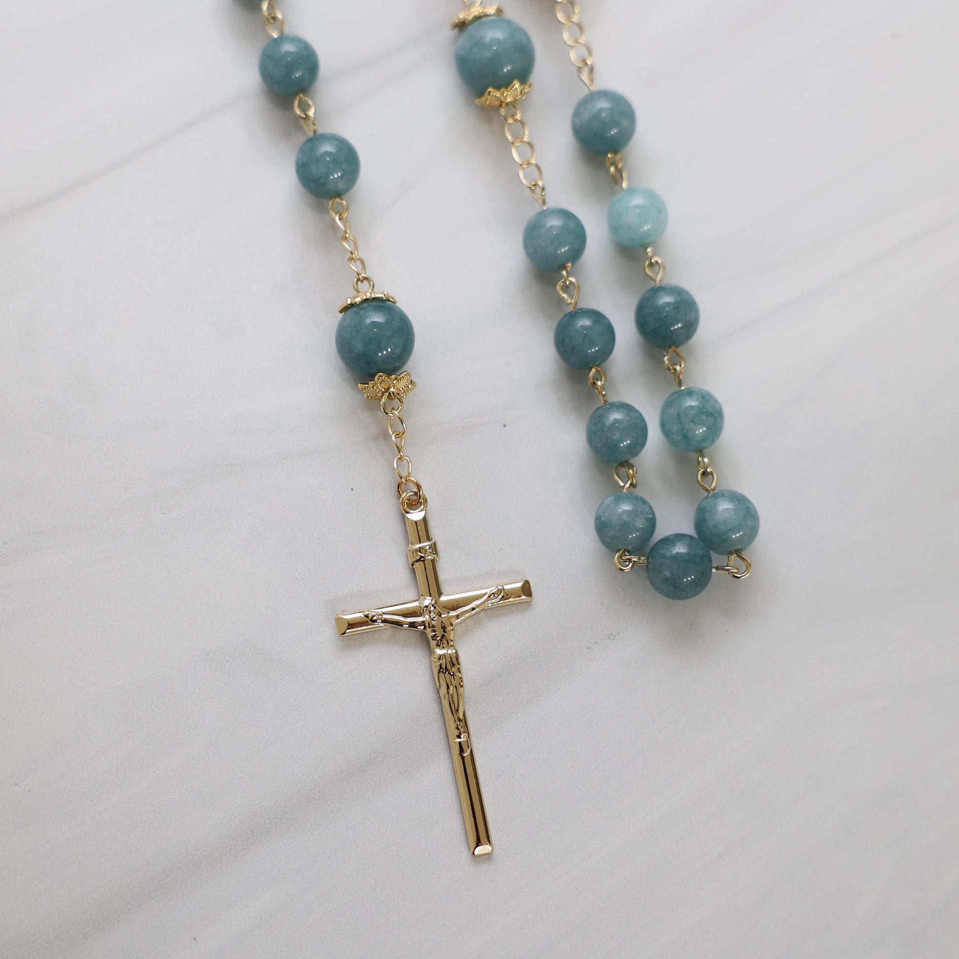 Sea of Galilee Amazonite Rosary