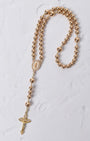 14K Gold Hematite Catholic Rosary